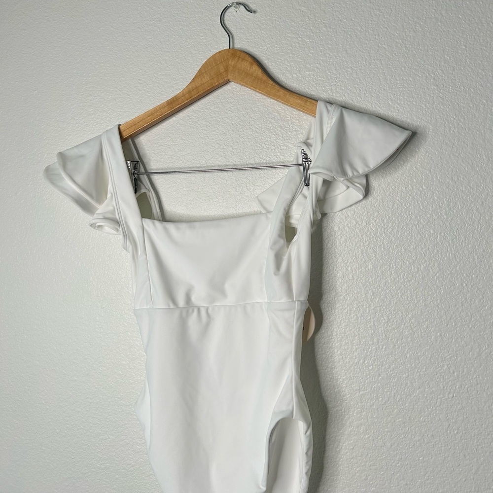 Tularosa x REVOLVE Marnay One Piece Swimsuit in Ivory - Picture 3 of 6